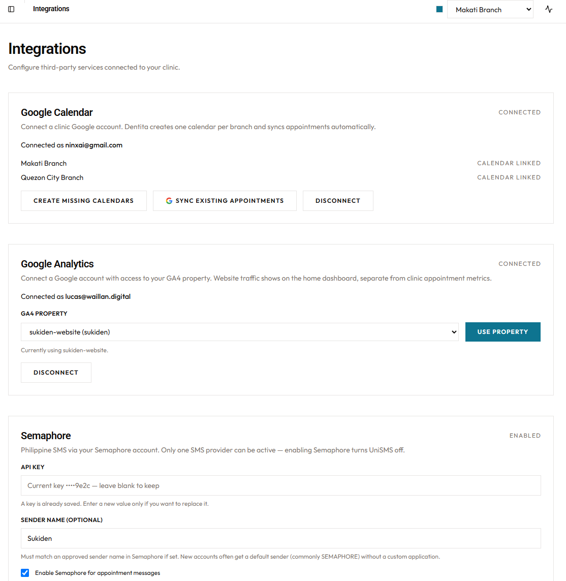 Integrations